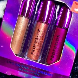 Profusion Cosmetics Lips On The Go, Dreamy 3pc